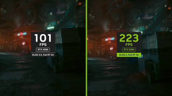 官方对比来了！RTX 5090开启DLSS 4帧数暴涨
