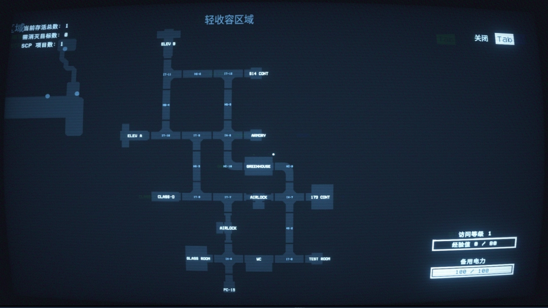 《SCP秘密实验室》游戏地图完全攻略分享