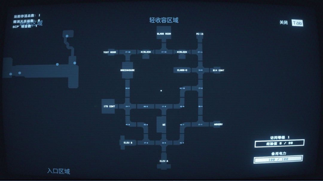 《SCP秘密实验室》游戏地图完全攻略分享