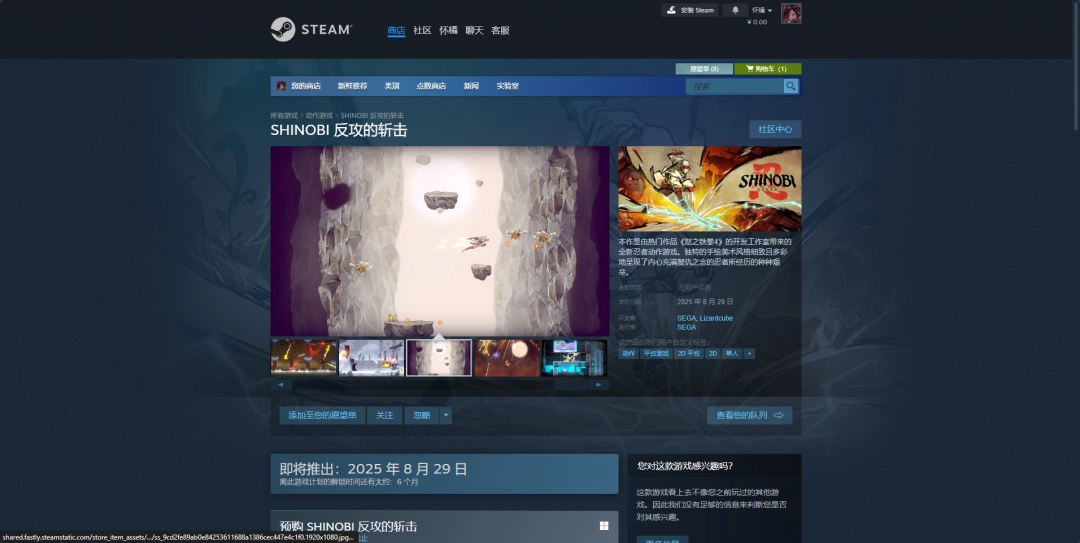 《Shinobi 反攻的斩击》下载安装教程介绍