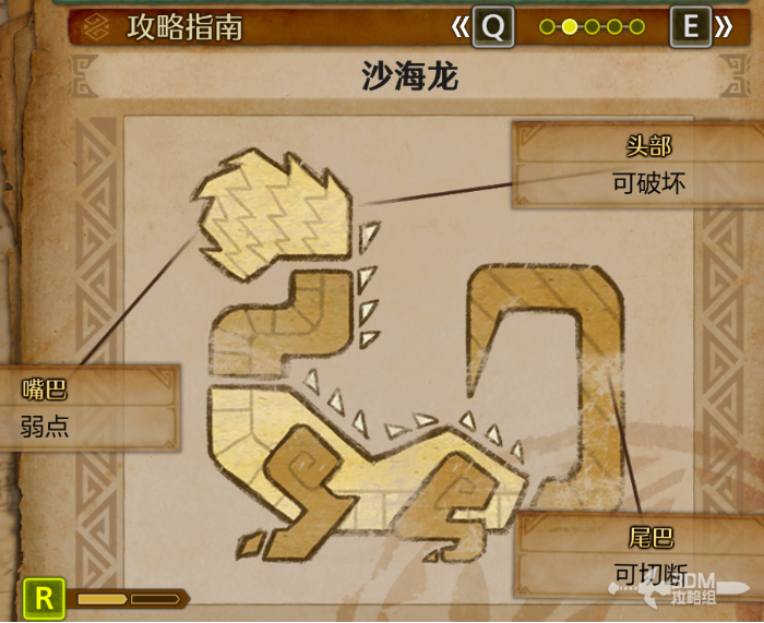 《怪物猎人：荒野》沙海龙具体弱点介绍