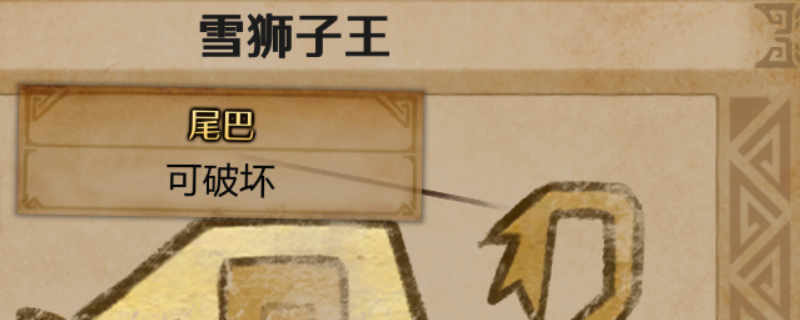 《怪物猎人：荒野》雪狮子王尾巴获取方法介绍