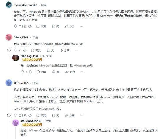 《GTA6》销量想超《我的世界》？ 玩家：除非出手游