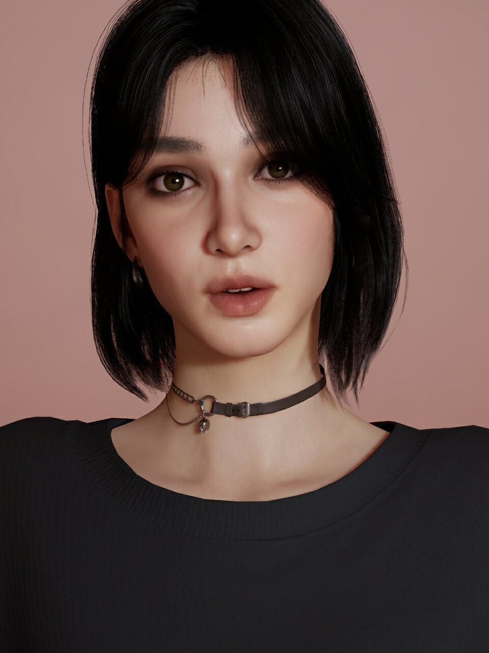 《inZOI》黑短发美女捏脸分享