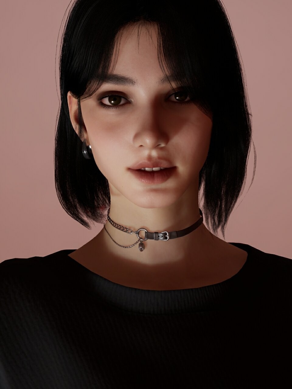 《inZOI》黑短发美女捏脸分享