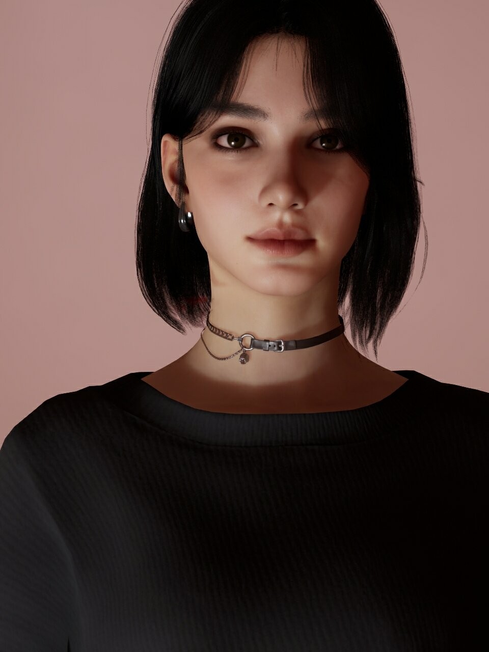 《inZOI》黑短发美女捏脸分享