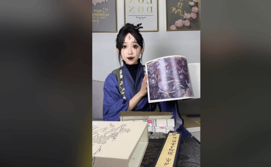 小姐姐COS\”四妹\”介绍《黑神话：悟空》影神图:臭猴子快买!