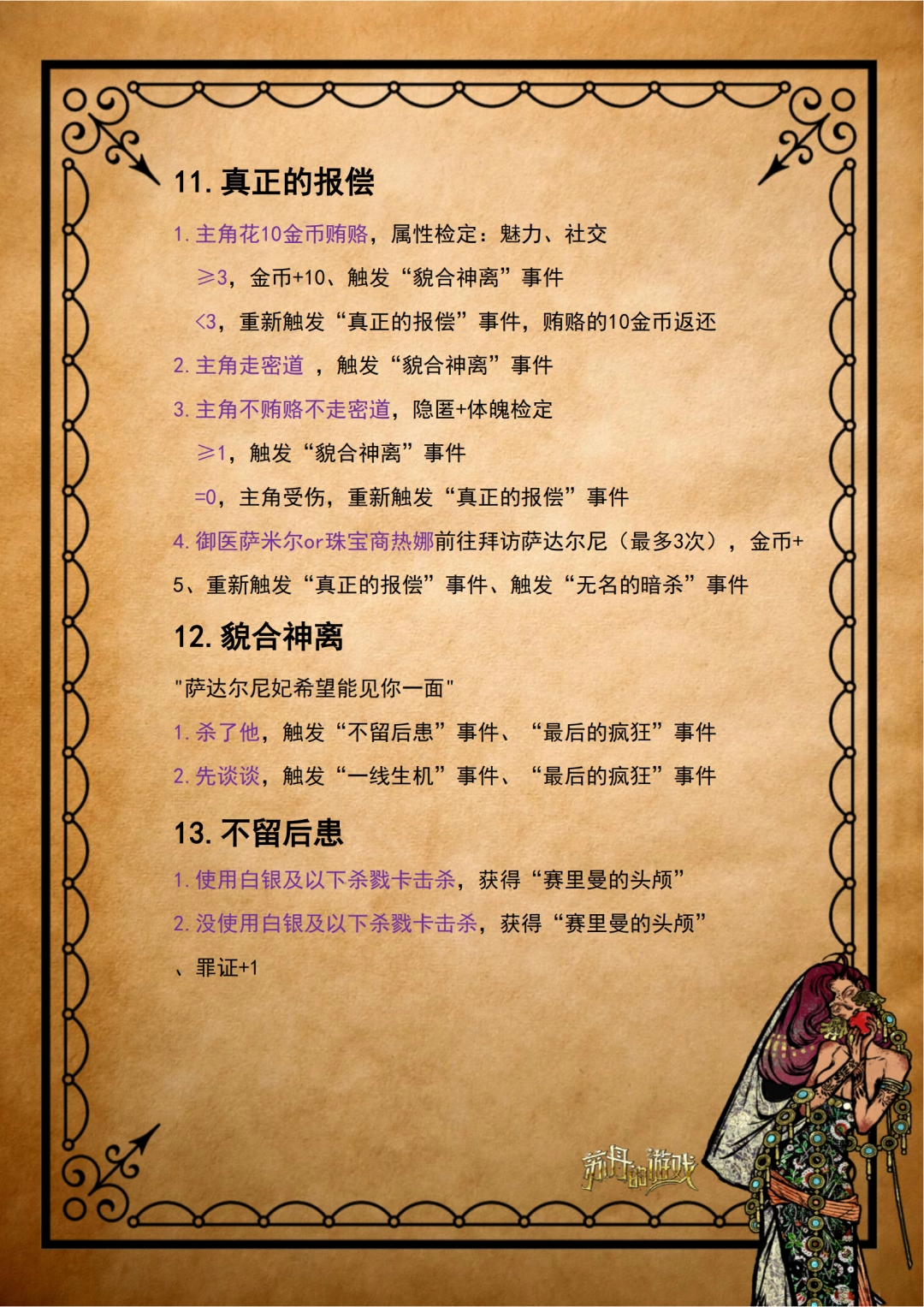 《苏丹的游戏》银妃塞里曼全剧情攻略分享