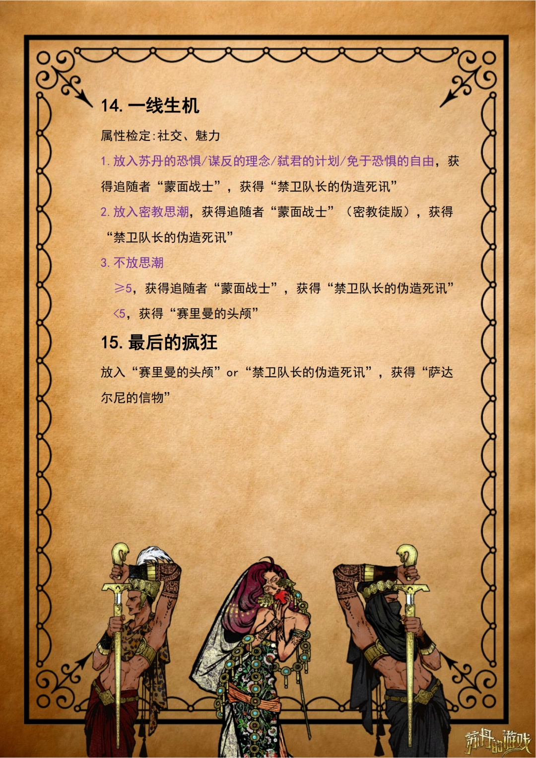 《苏丹的游戏》银妃塞里曼全剧情攻略分享