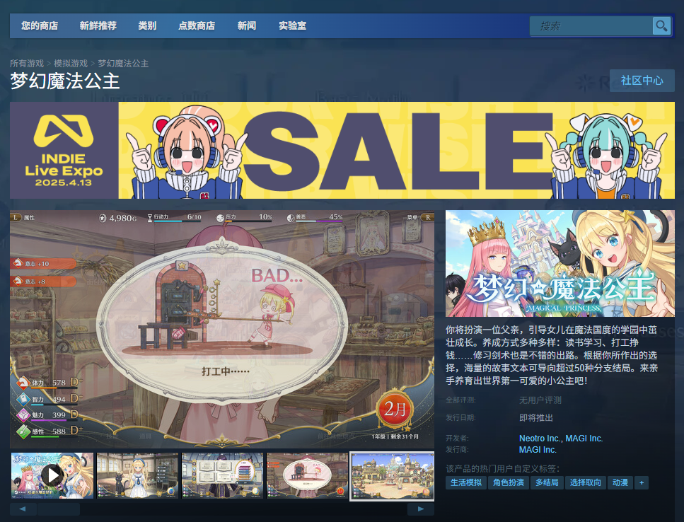《梦幻魔法公主》下载安装教程介绍