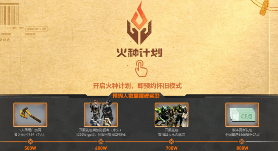 《CF》怀旧模式预约破800万 无英雄级枪械原汁原味