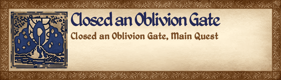 《上古卷轴4：湮灭重制版》关闭湮灭之门成就攻略分享