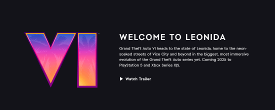 《GTA6》PC版或要等到2027年？R星官网信息推测