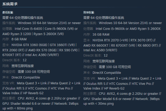 《F1 25》公布配置要求：GTX1060符合最低配置