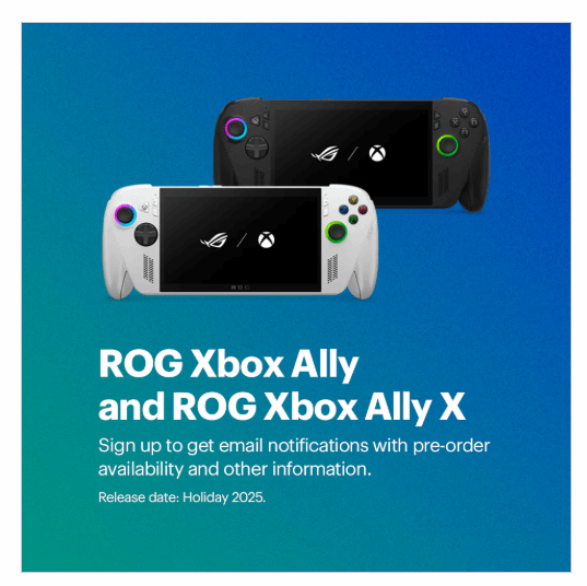 零售商宣传ROG Xbox Ally掌机！距离发售不远了？