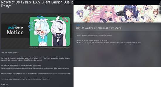 太涩了导致的？两款美少女游戏迟迟上不了Steam！