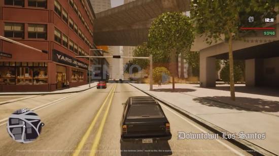 饭制虚幻5《GTA：圣安地列斯》 重现经典开场