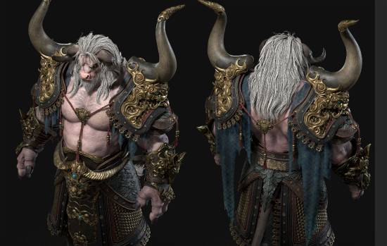 工作室晒《黑神话：悟空》牛魔王同人作品：威武霸气帅到爆！