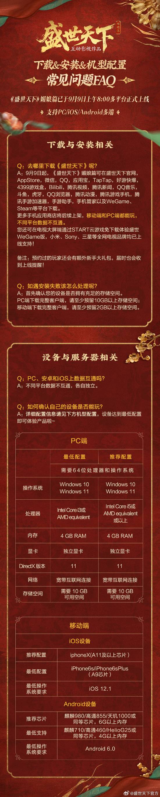 《隐形守护者》团队宫廷题材新作《女王的游戏：盛世天下》已上线！官方FAQ来了！