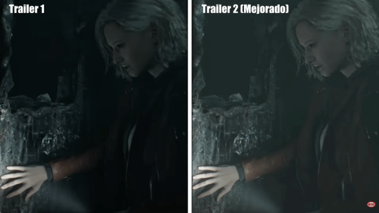 Switch2《生化危机9》两版预告对比：画质细节有不同