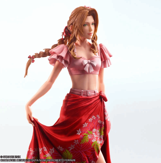 SE推出《FF7》泳装爱丽丝手办 红色长裙楚楚动人！