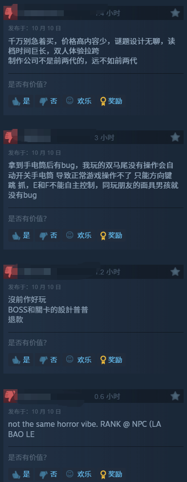 《小小梦魇3》Steam多半好评！价格高内容少