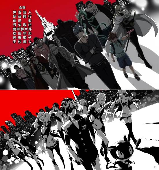 《一拳超人》S3致敬《女神异闻录5》？均使用红黑配色