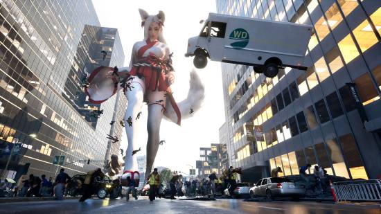 猎奇向《女巨人游乐场》新截图！换装美女任意践踏！