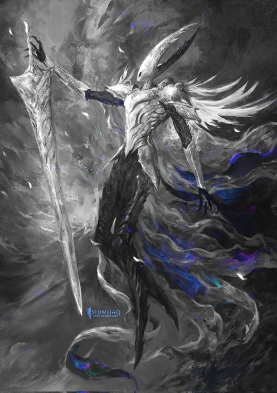 史诗感拉满！国外插画家为《空洞骑士》作画:向死而生