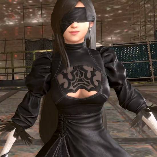 《FF7EC》《尼尔》联动！2B服装蒂法胜利动画曝光