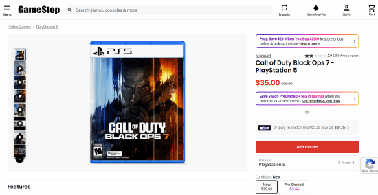 发售一个月就半价：《COD22》美国电商平台大折扣