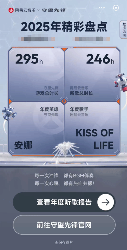 网易云×守望先锋年度报告来了！你的本命英雄是谁？