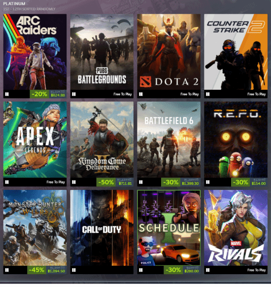 还有高手？《Arc Raiders》跻身steam2025游戏销量排行榜