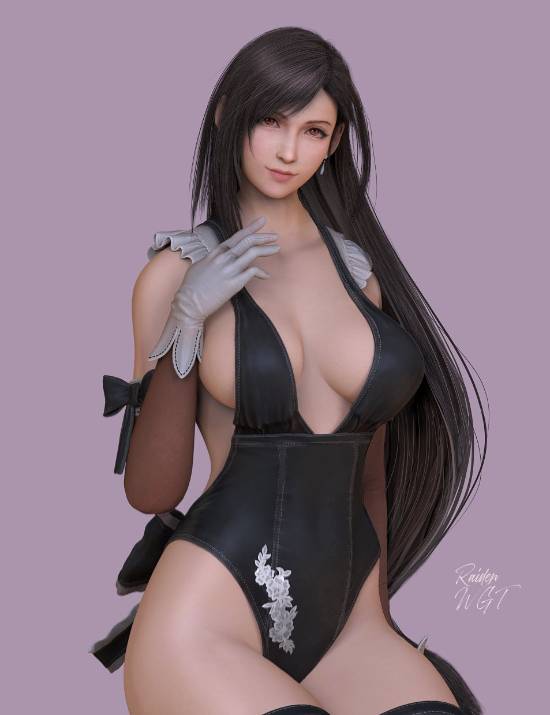 蒂法3D美图：这身材配别家女主战衣谁顶得住！