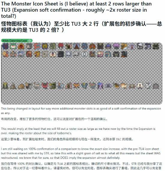 《怪猎荒野》DLC会有的！新怪也会有的：解包流出