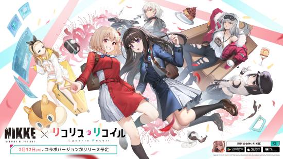 《胜利女神》国际服官宣《Lycoris Recoil》联动！可爱JK特种兵